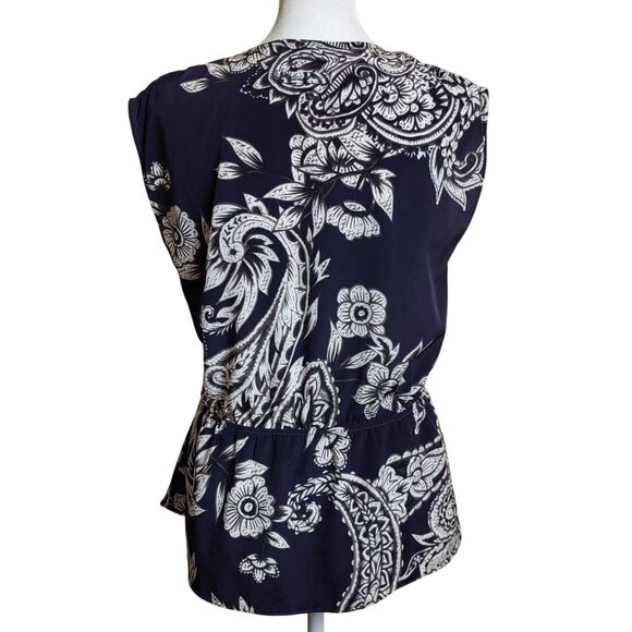 Anthropologie Baraschi Floral Blouse Size Medium - Picture 3 of 7